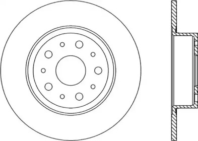 Тормозной диск (OPEN PARTS: BDR1234.10)