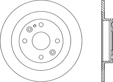 Тормозной диск (OPEN PARTS: BDR1281.10)