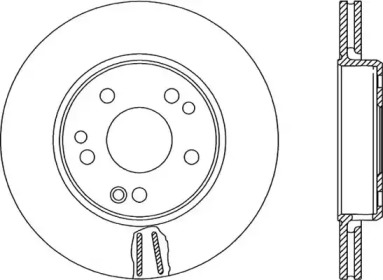 Тормозной диск (OPEN PARTS: BDR1303.20)