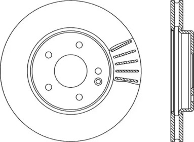 Тормозной диск (OPEN PARTS: BDR1314.20)