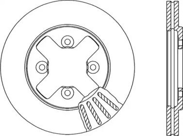 Тормозной диск (OPEN PARTS: BDR1371.20)