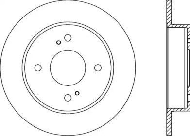 Тормозной диск (OPEN PARTS: BDR1392.10)