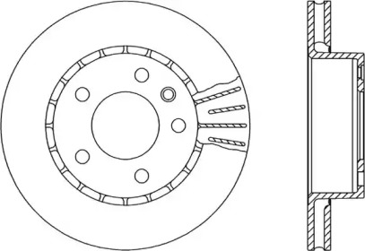 Тормозной диск (OPEN PARTS: BDR1407.20)