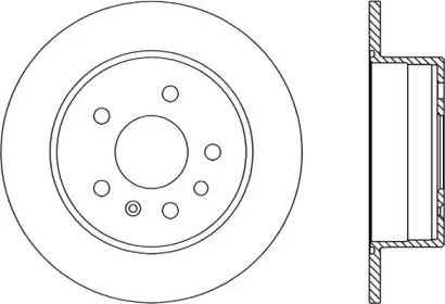 Тормозной диск (OPEN PARTS: BDR1408.10)