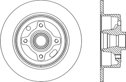 Тормозной диск (OPEN PARTS: BDR1413.10)