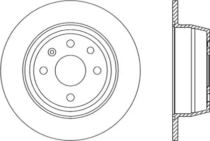 Тормозной диск (OPEN PARTS: BDR1416.10)