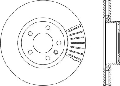 Тормозной диск (OPEN PARTS: BDR1417.20)