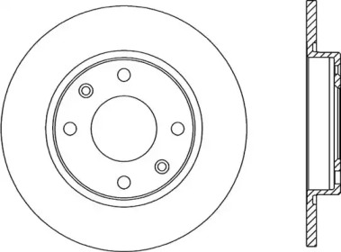 Тормозной диск (OPEN PARTS: BDR1431.10)