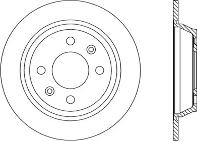 Тормозной диск (OPEN PARTS: BDR1474.10)