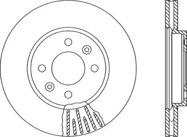 Тормозной диск (OPEN PARTS: BDR1476.20)