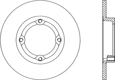 Тормозной диск (OPEN PARTS: BDR1497.10)