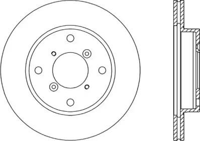 Тормозной диск (OPEN PARTS: BDR1502.20)