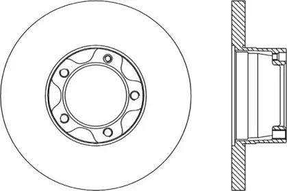 Тормозной диск (OPEN PARTS: BDR1578.10)