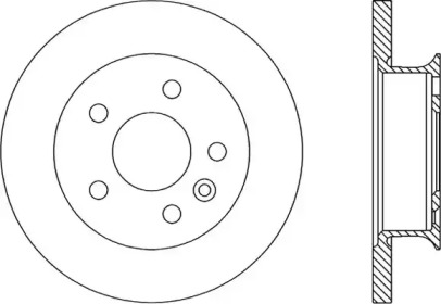 Тормозной диск (OPEN PARTS: BDR1585.10)