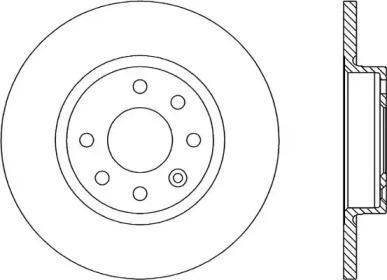 Тормозной диск (OPEN PARTS: BDR1606.10)