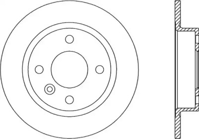 Тормозной диск (OPEN PARTS: BDR1610.10)