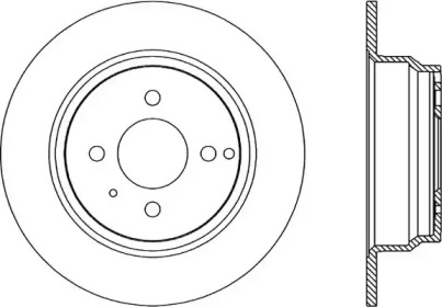 Тормозной диск (OPEN PARTS: BDR1615.10)