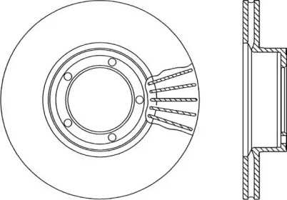 Тормозной диск (OPEN PARTS: BDR1664.20)