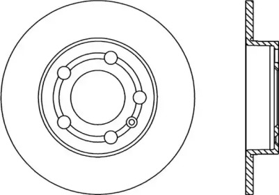 Тормозной диск (OPEN PARTS: BDR1668.10)