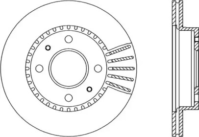 Тормозной диск (OPEN PARTS: BDR1707.20)