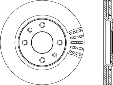 Тормозной диск (OPEN PARTS: BDR1714.20)