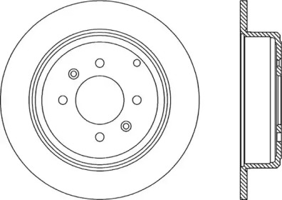 Тормозной диск (OPEN PARTS: BDR1716.10)