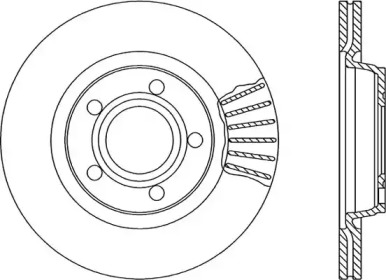 Тормозной диск (OPEN PARTS: BDR1731.20)