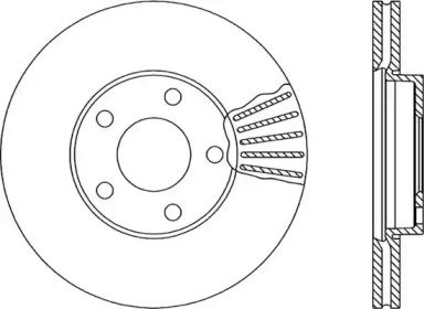 Тормозной диск (OPEN PARTS: BDR1732.20)