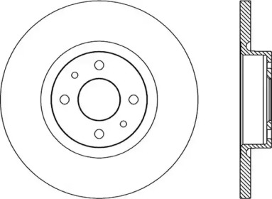 Тормозной диск (OPEN PARTS: BDR1740.10)