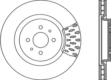 Тормозной диск (OPEN PARTS: BDR1741.20)