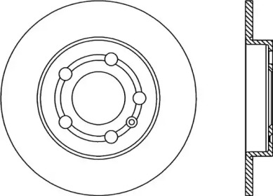 Тормозной диск (OPEN PARTS: BDR1745.10)