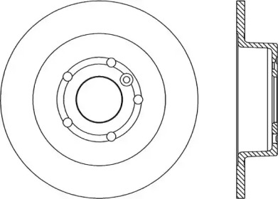 Тормозной диск (OPEN PARTS: BDR1750.10)