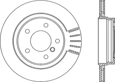 Тормозной диск (OPEN PARTS: BDR1758.20)