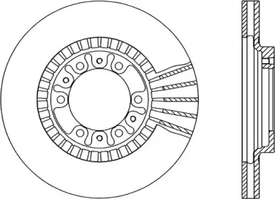 Тормозной диск (OPEN PARTS: BDR1788.20)