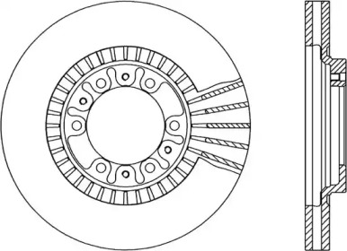 Тормозной диск (OPEN PARTS: BDR1789.20)