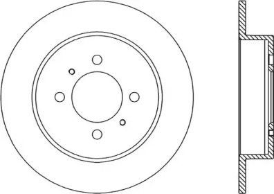 Тормозной диск (OPEN PARTS: BDR1800.10)