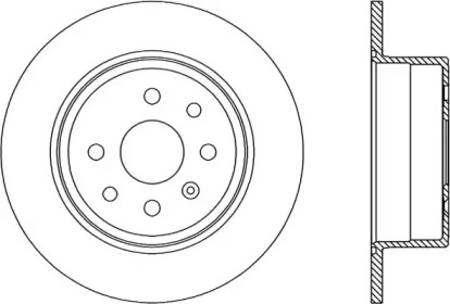 Тормозной диск (OPEN PARTS: BDR1804.10)