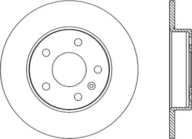 Тормозной диск (OPEN PARTS: BDR1811.10)