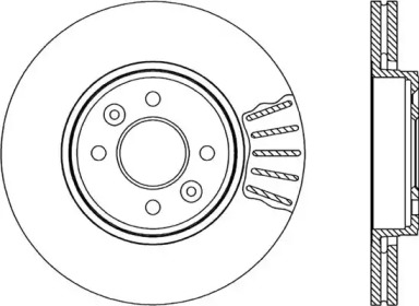 Тормозной диск (OPEN PARTS: BDR1815.20)