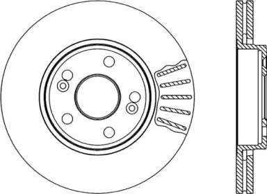 Тормозной диск (OPEN PARTS: BDR1816.20)