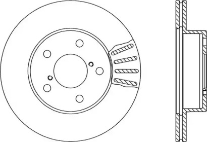 Тормозной диск (OPEN PARTS: BDR1818.20)