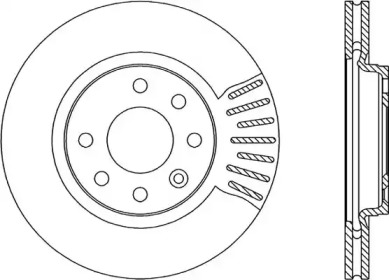 Тормозной диск (OPEN PARTS: BDR1845.20)