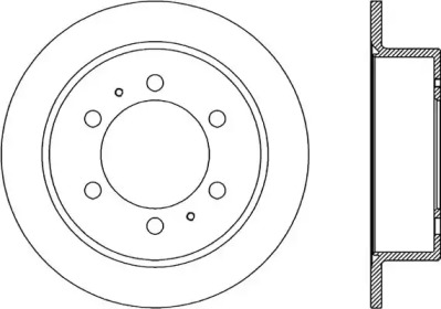 Тормозной диск (OPEN PARTS: BDR1860.10)