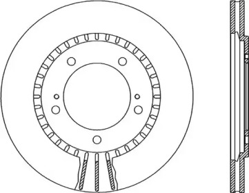 Тормозной диск (OPEN PARTS: BDR1868.20)