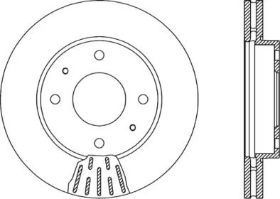 Тормозной диск (OPEN PARTS: BDR1872.20)