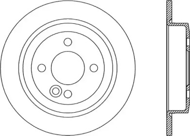 Тормозной диск (OPEN PARTS: BDR1889.10)