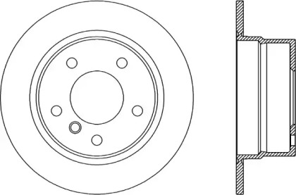 Тормозной диск (OPEN PARTS: BDR1890.10)