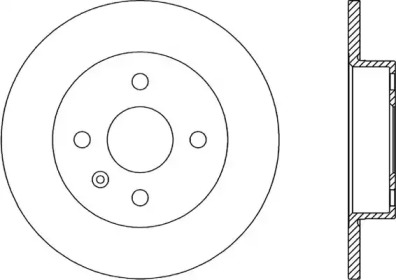 Тормозной диск (OPEN PARTS: BDR1896.10)