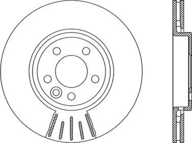 Тормозной диск (OPEN PARTS: BDR1900.20)