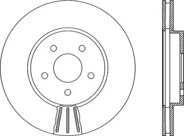 Тормозной диск (OPEN PARTS: BDR1912.20)